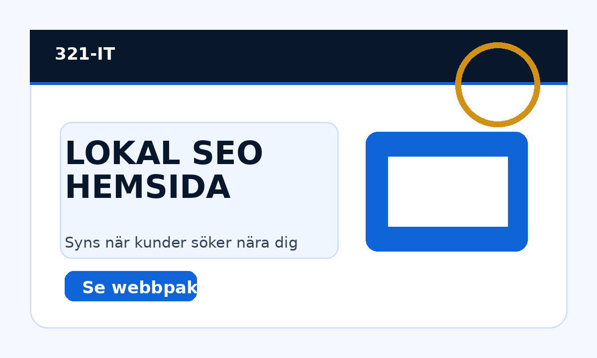 Lokal SEO för hemsida