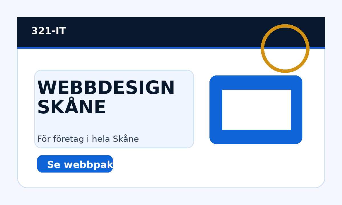 Webbdesign Skåne