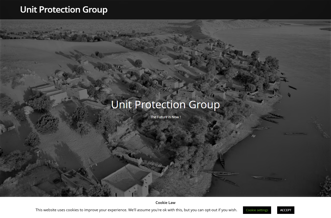Skärmbild av UnitProtectionGroup.com