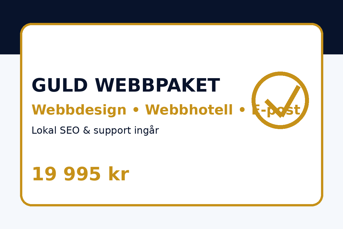 Guld Webbpaket
